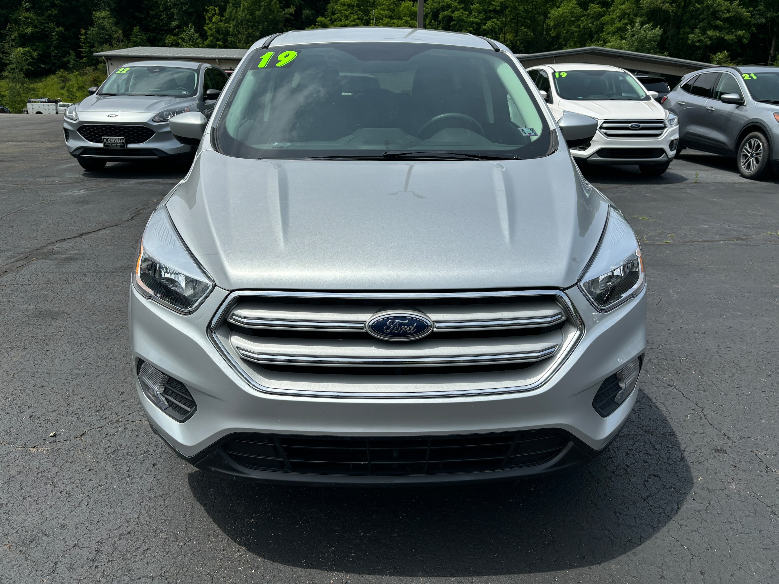 Used 2019 Ford Escape SE with VIN 1FMCU9GD7KUB98632 for sale in Franklin, PA
