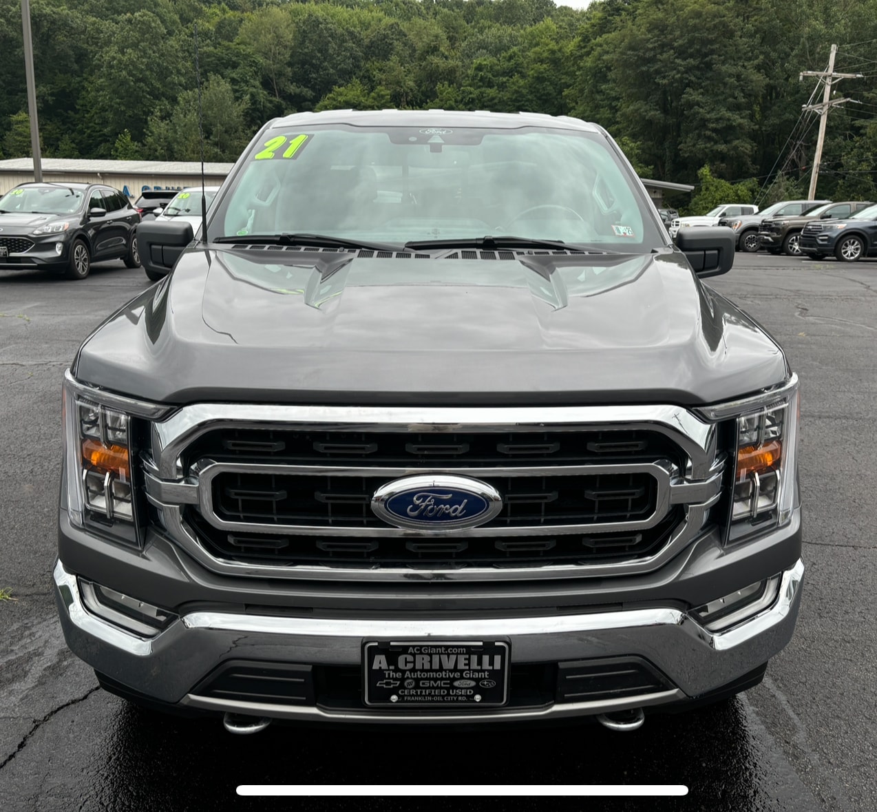 Used 2021 Ford F-150 XLT with VIN 1FTEW1EP4MFC02133 for sale in Franklin, PA