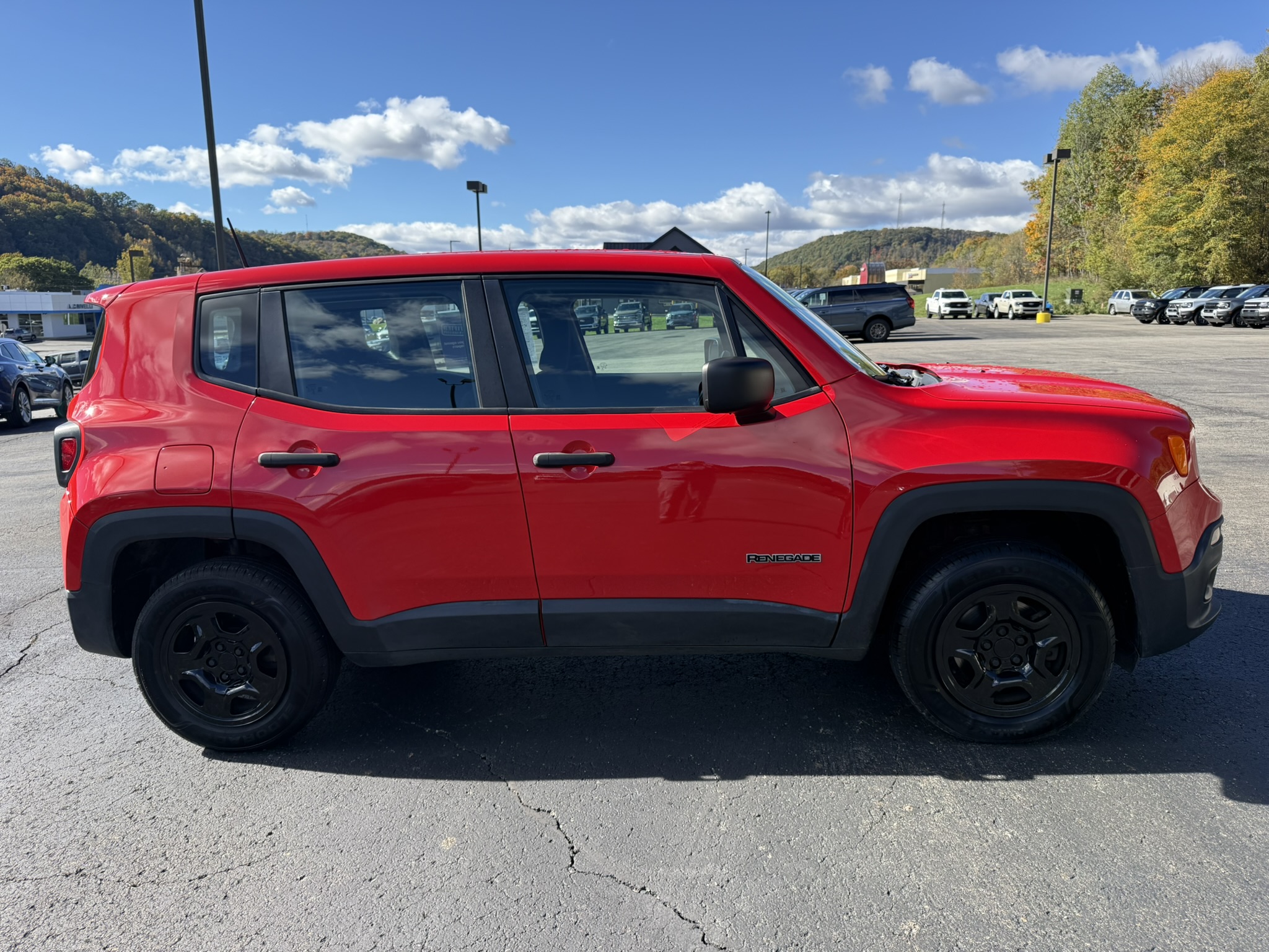 Used 2018 Jeep Renegade Sport with VIN ZACCJBAB0JPJ37616 for sale in Franklin, PA