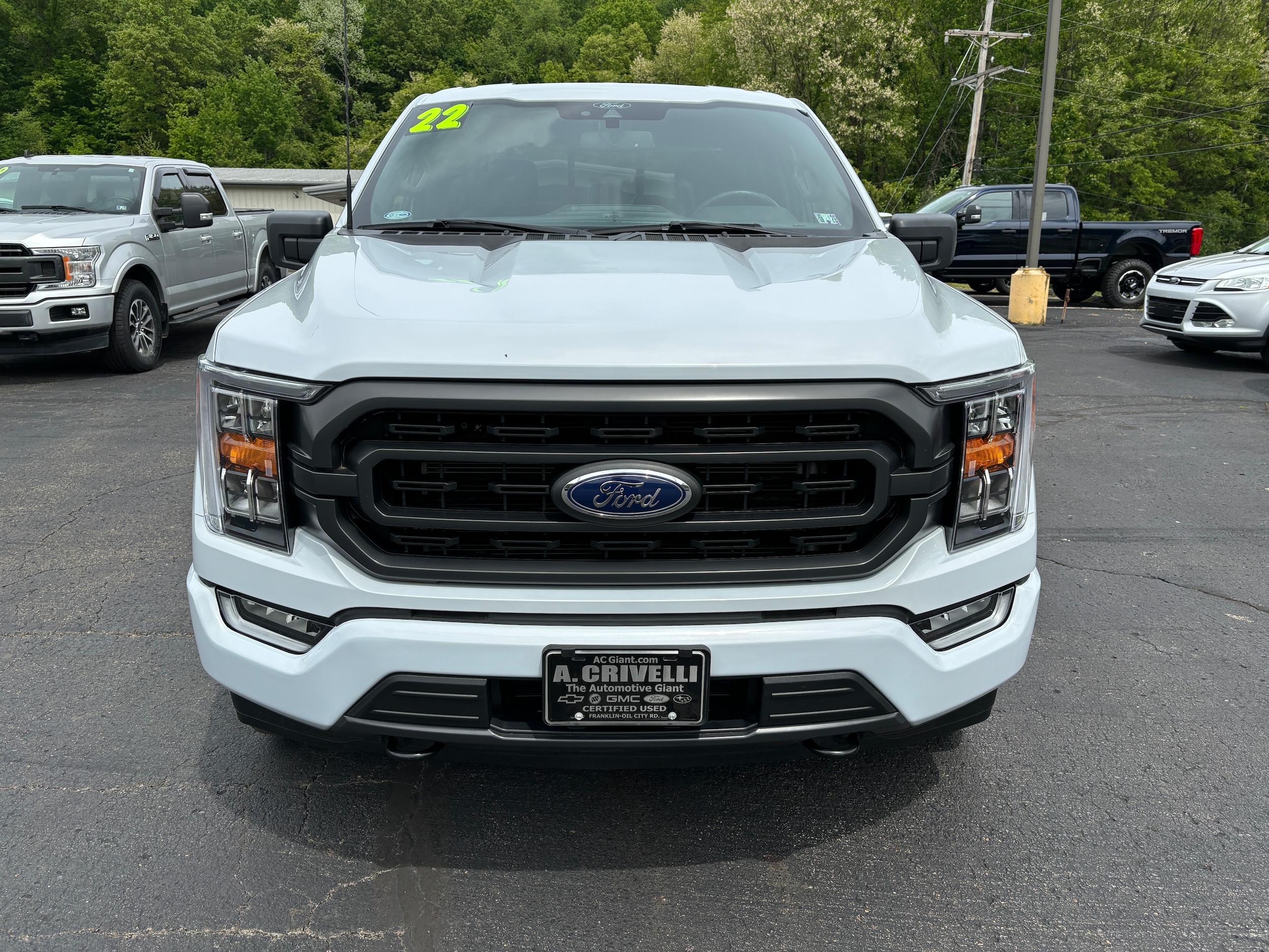 Used 2022 Ford F-150 XLT with VIN 1FTEW1EP2NKD55344 for sale in Franklin, PA