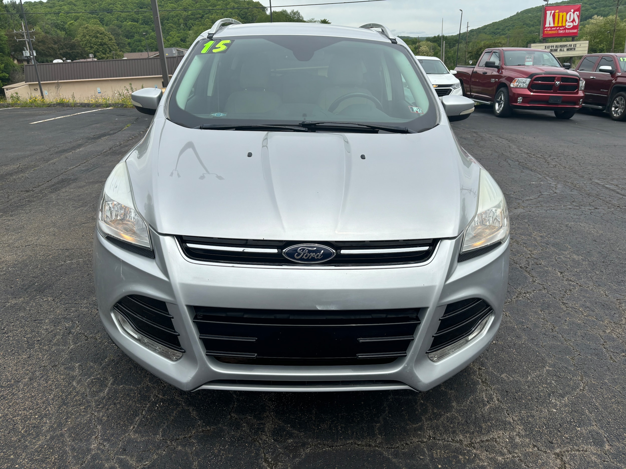 Used 2015 Ford Escape Titanium with VIN 1FMCU9J9XFUC06555 for sale in Franklin, PA