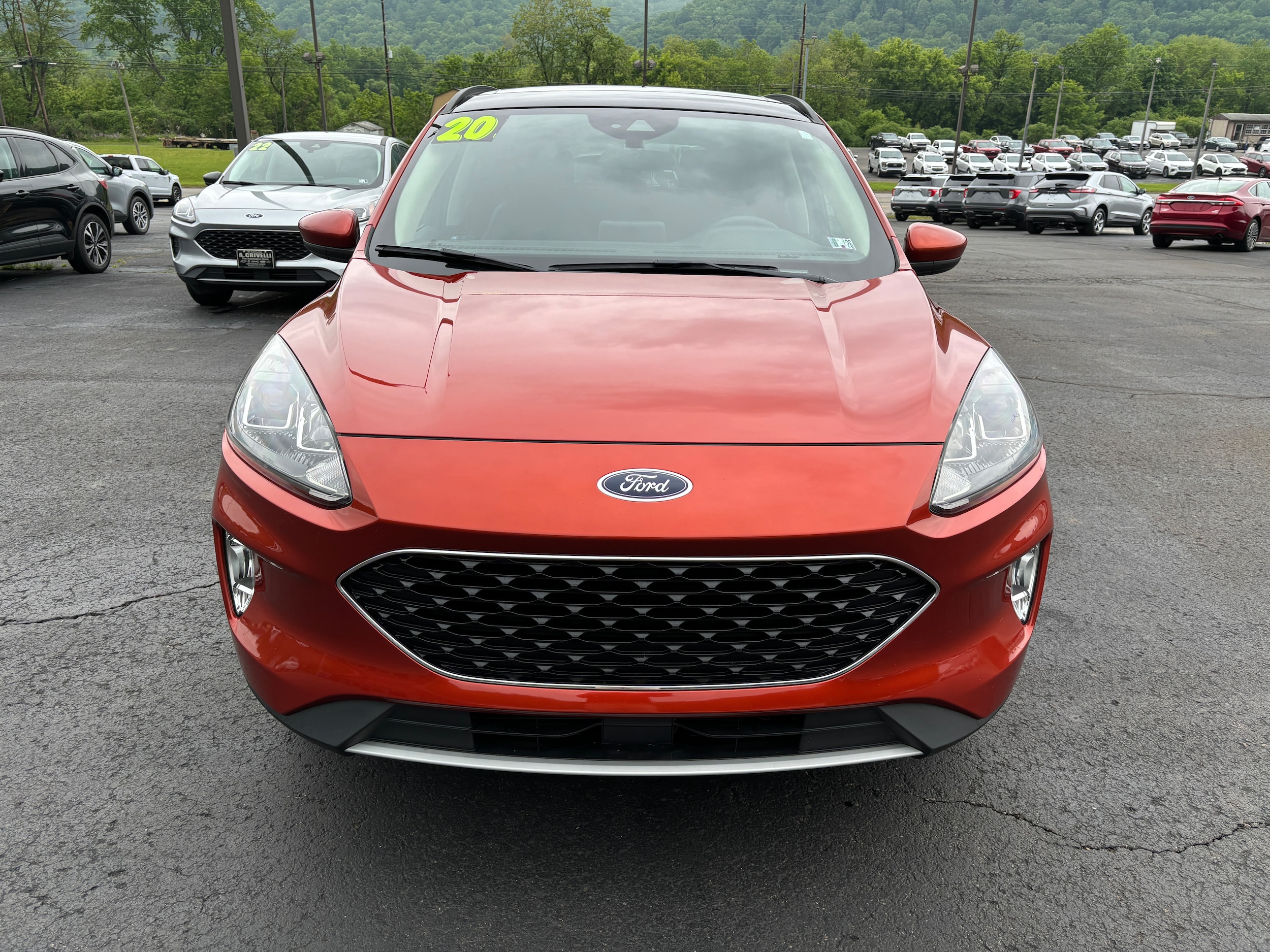 Used 2020 Ford Escape SEL with VIN 1FMCU9H94LUA72515 for sale in Franklin, PA