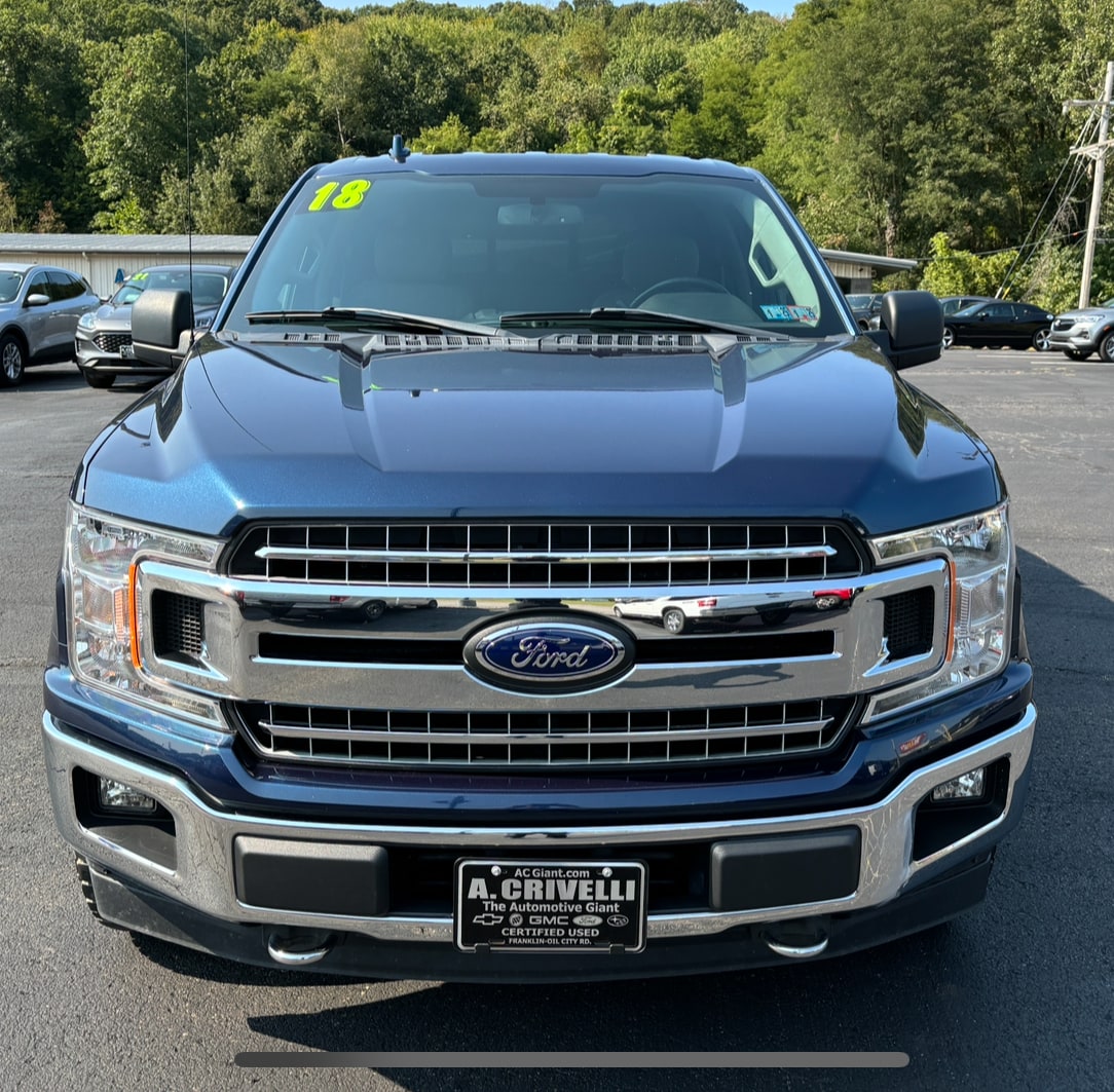 Used 2018 Ford F-150 XLT with VIN 1FTEW1EG0JFE63111 for sale in Franklin, PA