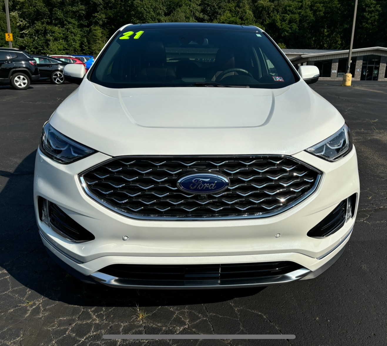 Used 2021 Ford Edge Titanium with VIN 2FMPK4K99MBA48799 for sale in Franklin, PA