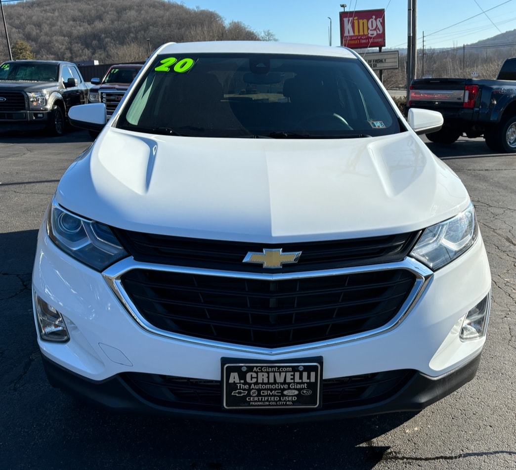 Used 2020 Chevrolet Equinox LT with VIN 2GNAXUEV5L6153052 for sale in Franklin, PA