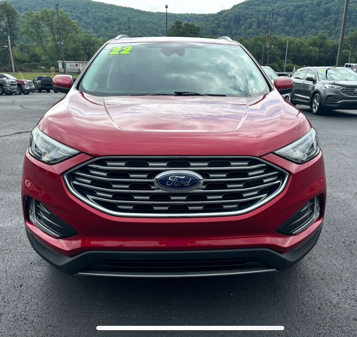 Used 2022 Ford Edge SEL with VIN 2FMPK4J97NBA65572 for sale in Franklin, PA