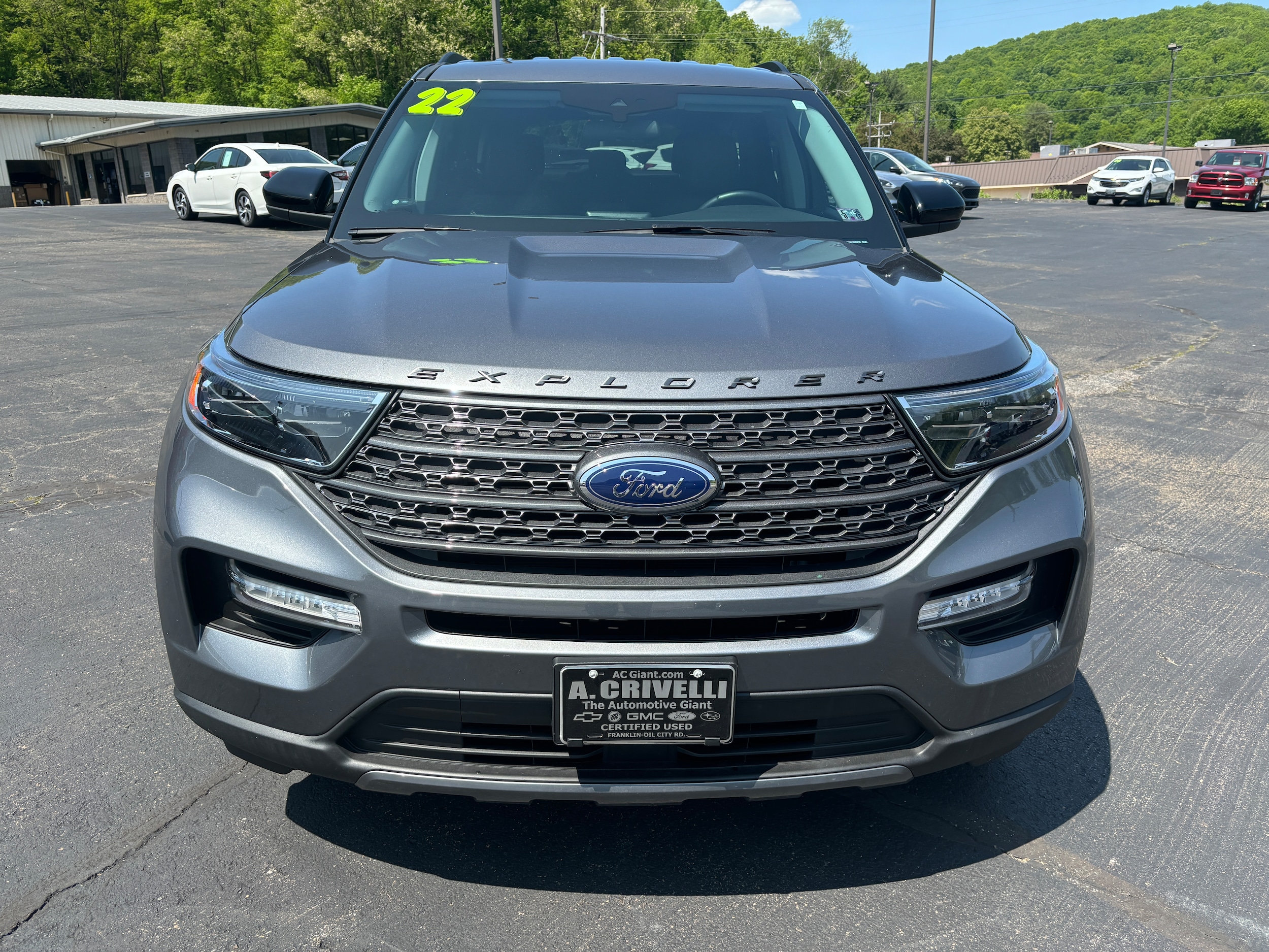 Used 2022 Ford Explorer XLT with VIN 1FMSK8DH1NGB50100 for sale in Franklin, PA