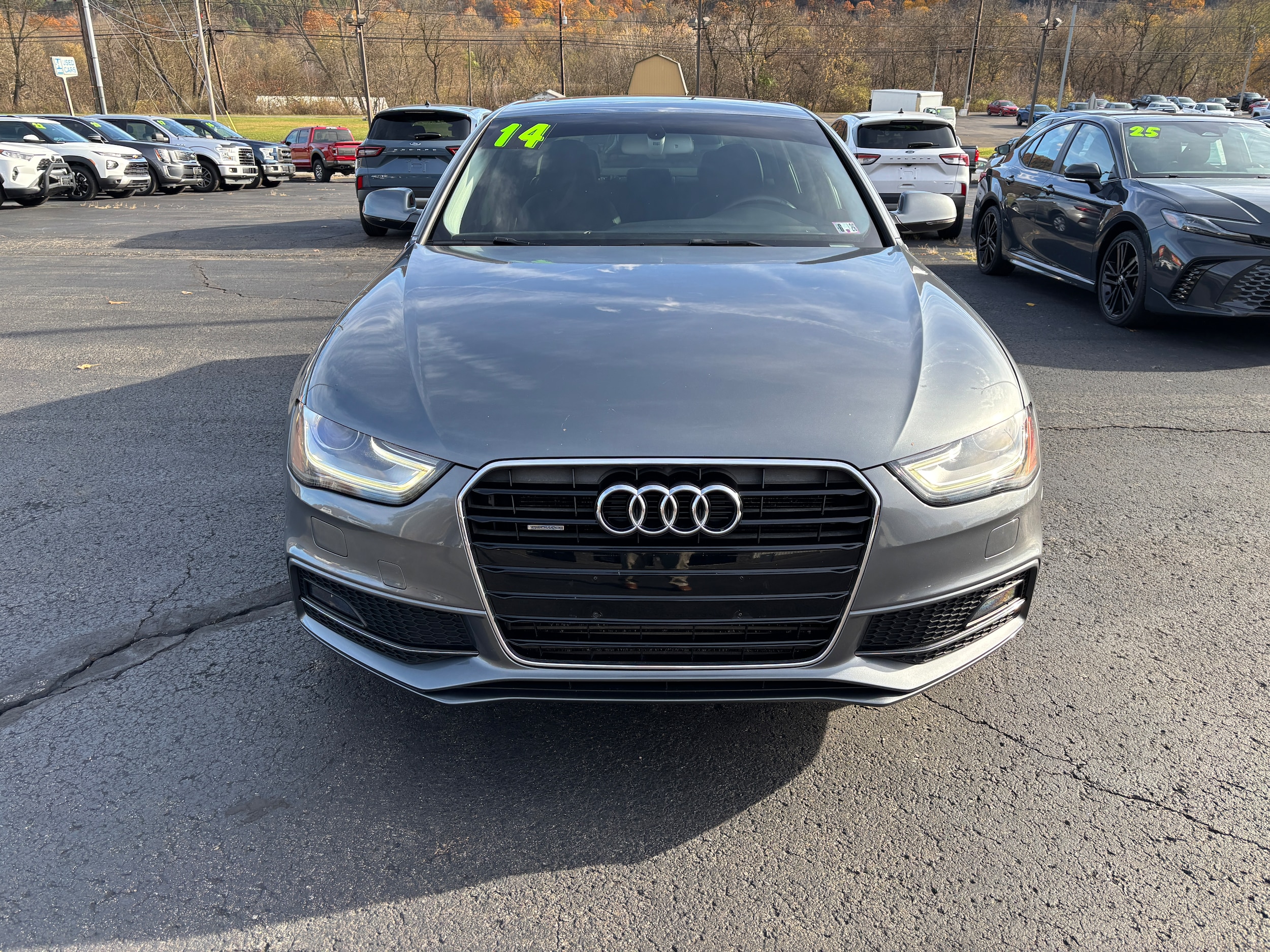 Used 2014 Audi A4 Premium with VIN WAUFFAFL2EN045299 for sale in Franklin, PA