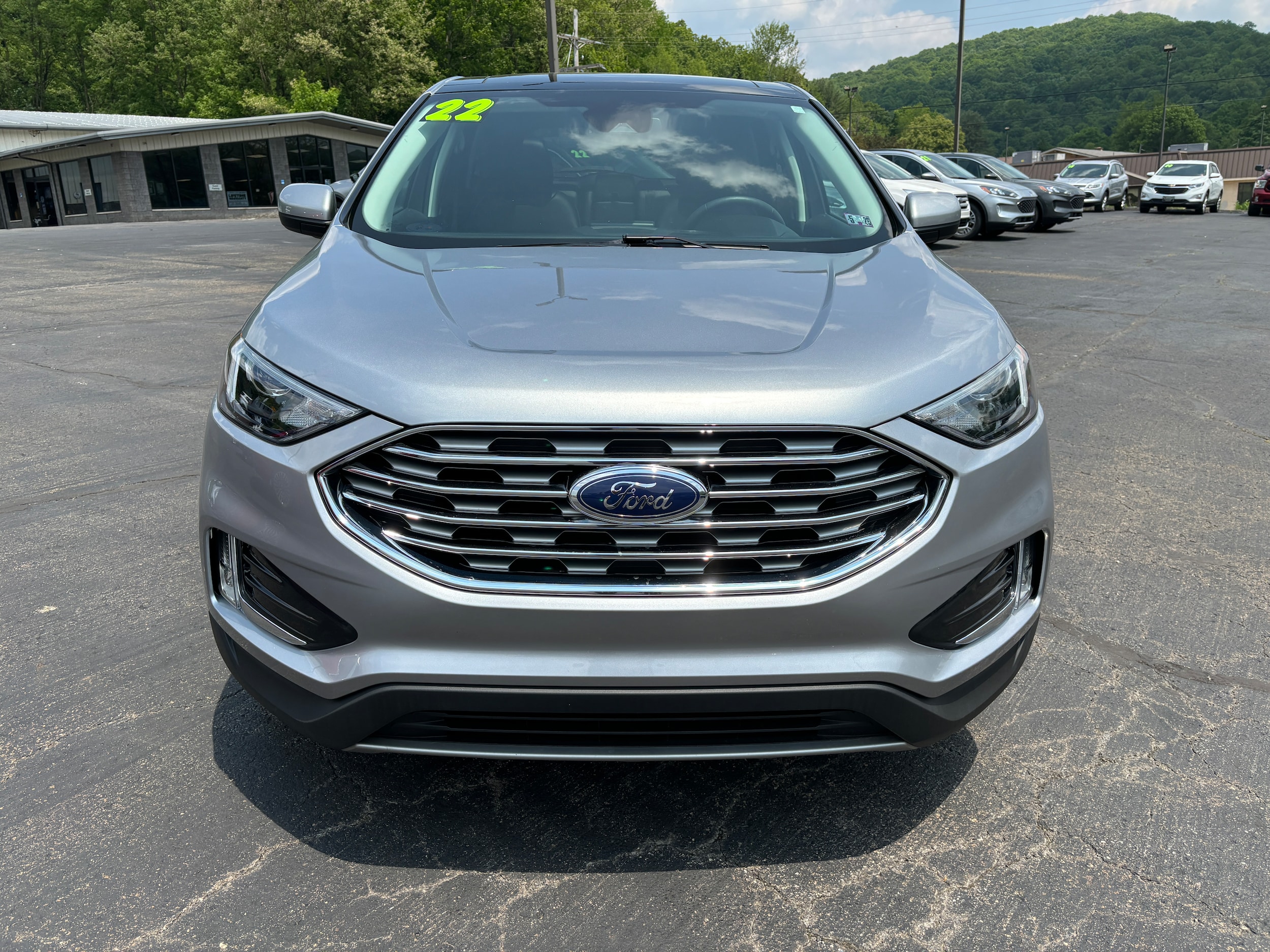 Used 2022 Ford Edge SEL with VIN 2FMPK4J98NBA75351 for sale in Franklin, PA