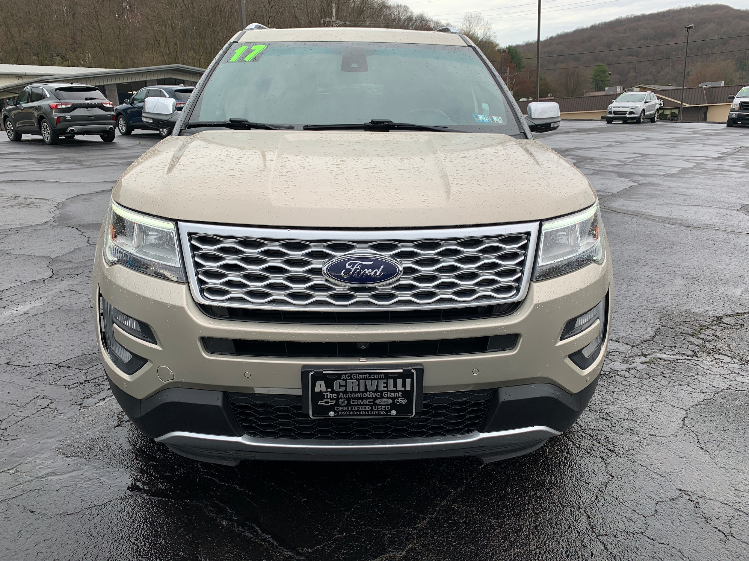 Used 2017 Ford Explorer Platinum with VIN 1FM5K8HT7HGB89029 for sale in Franklin, PA