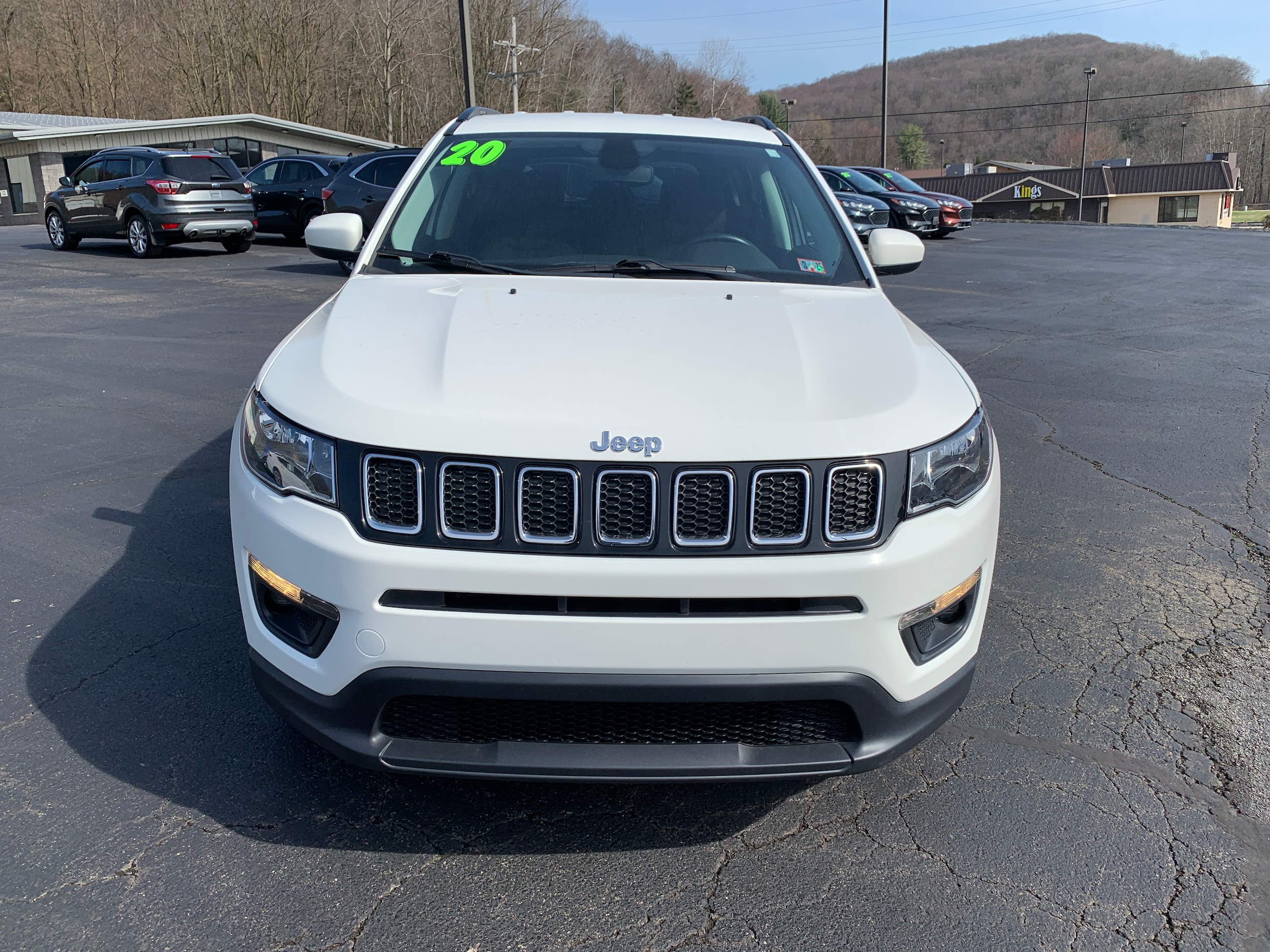 Used 2020 Jeep Compass Latitude with VIN 3C4NJDBB2LT148683 for sale in Franklin, PA