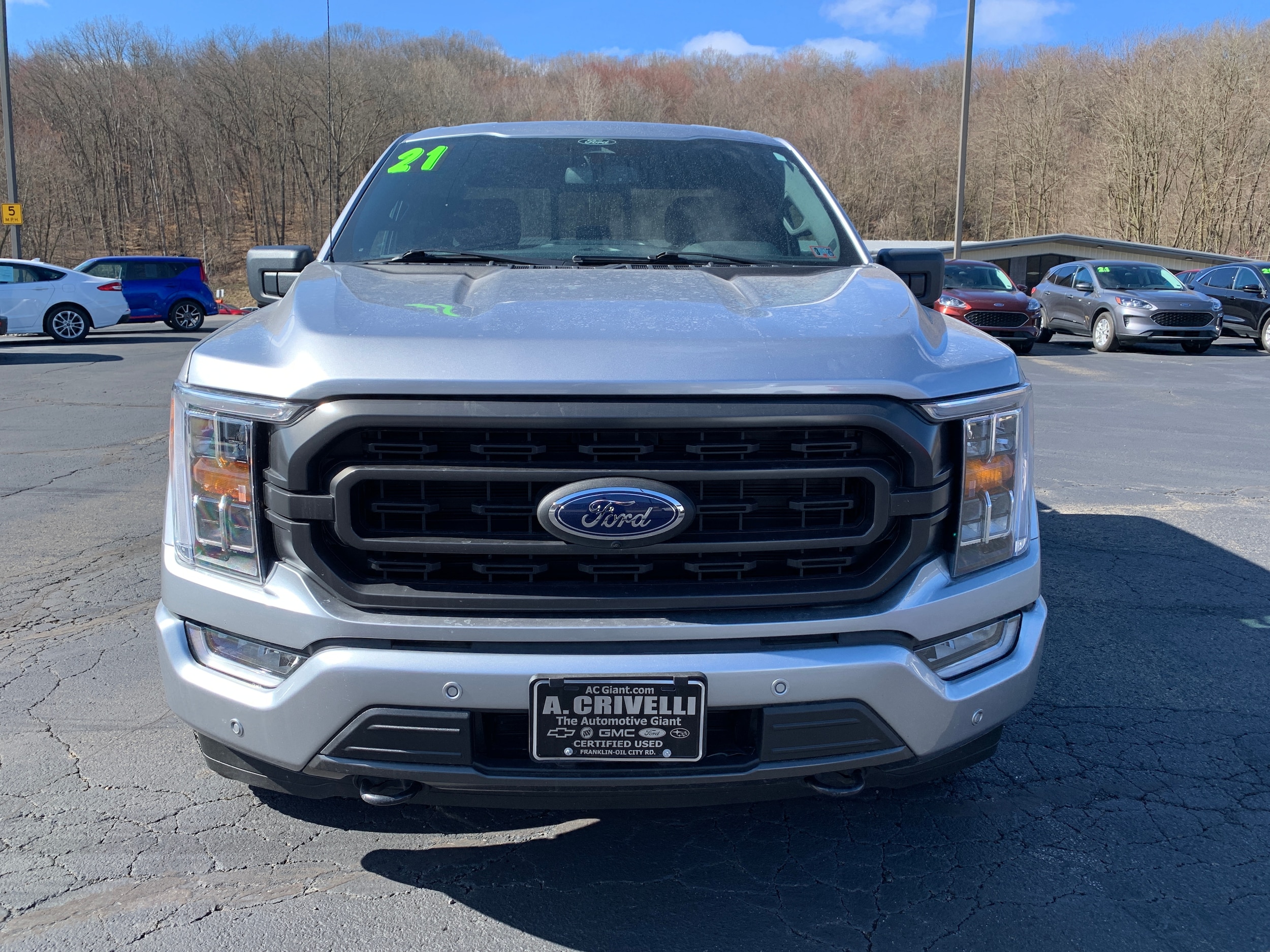 Used 2021 Ford F-150 XLT with VIN 1FTEX1EP3MFA67580 for sale in Franklin, PA