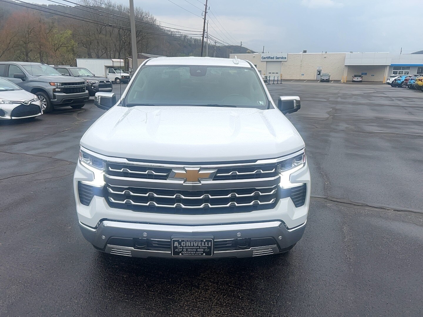 Used 2023 Chevrolet Silverado 1500 LTZ with VIN 2GCUDGED2P1153875 for sale in Franklin, PA