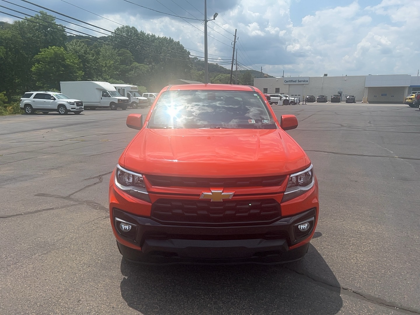 Used 2021 Chevrolet Colorado LT with VIN 1GCGTCENXM1257100 for sale in Franklin, PA