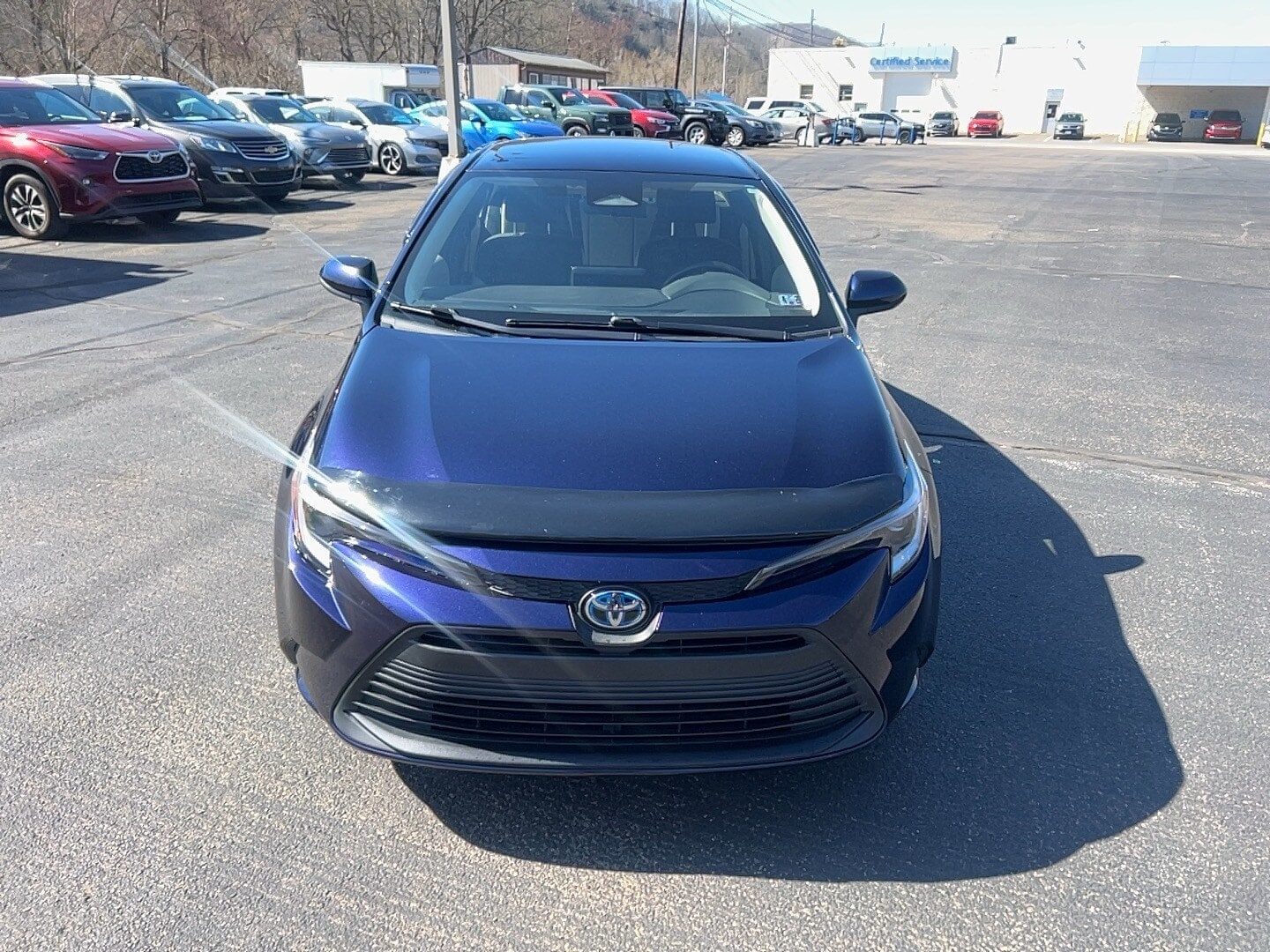 Used 2024 Toyota Corolla LE with VIN JTDBCMFEXRJ016076 for sale in Franklin, PA