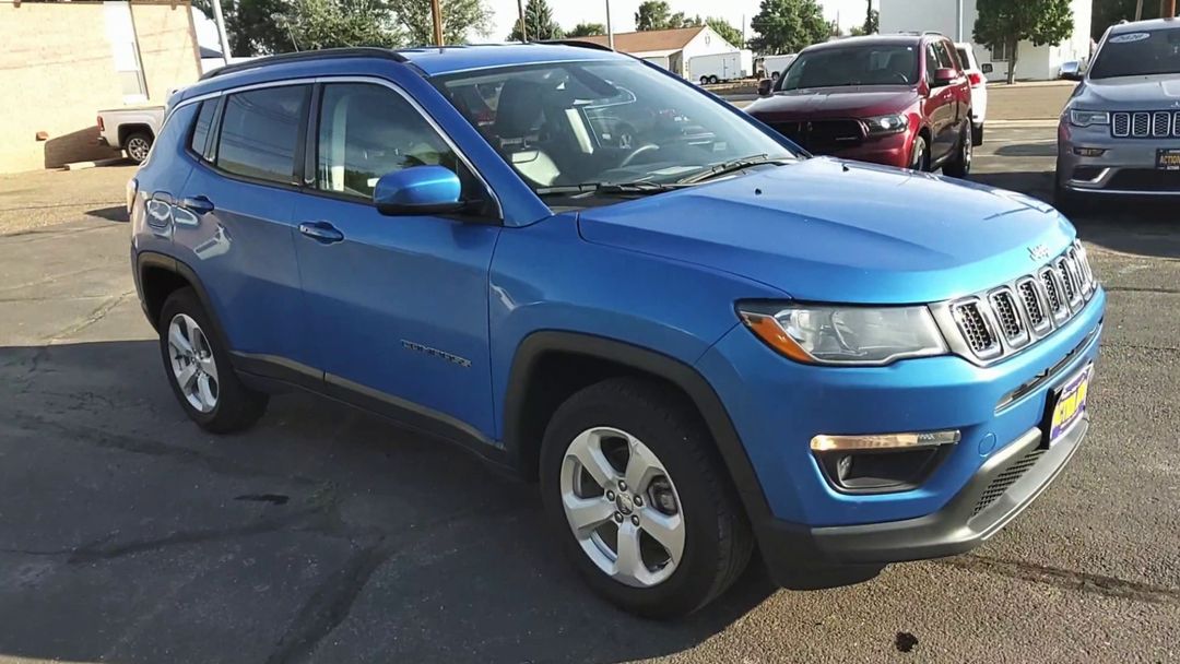 Used 2021 Jeep Compass Latitude with VIN 3C4NJDBBXMT560660 for sale in Sidney, MT