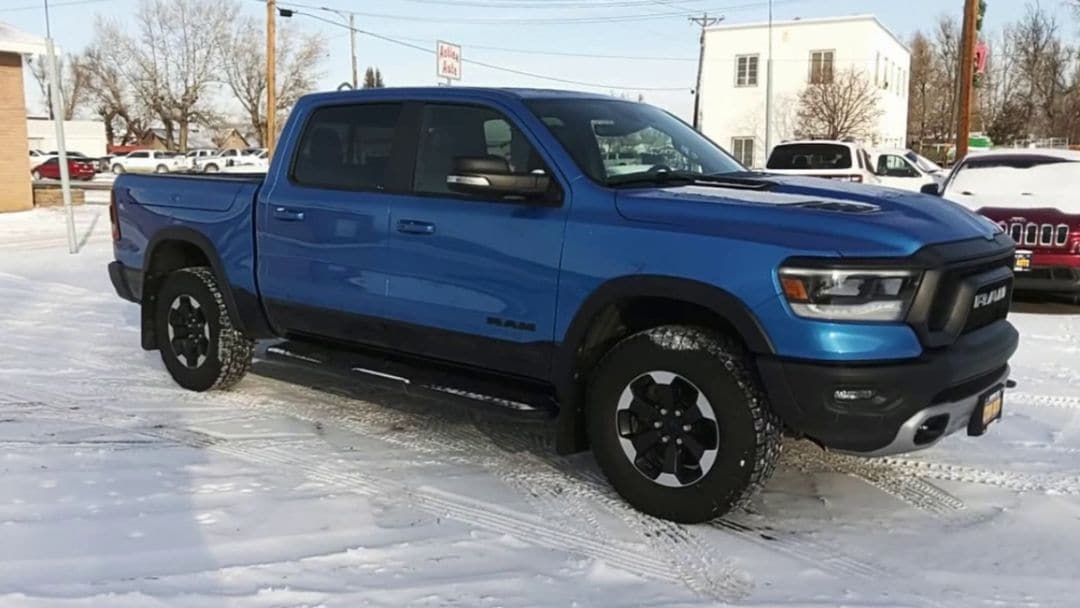 Used 2022 RAM Ram 1500 Pickup Rebel with VIN 1C6SRFLT4NN217348 for sale in Sidney, MT