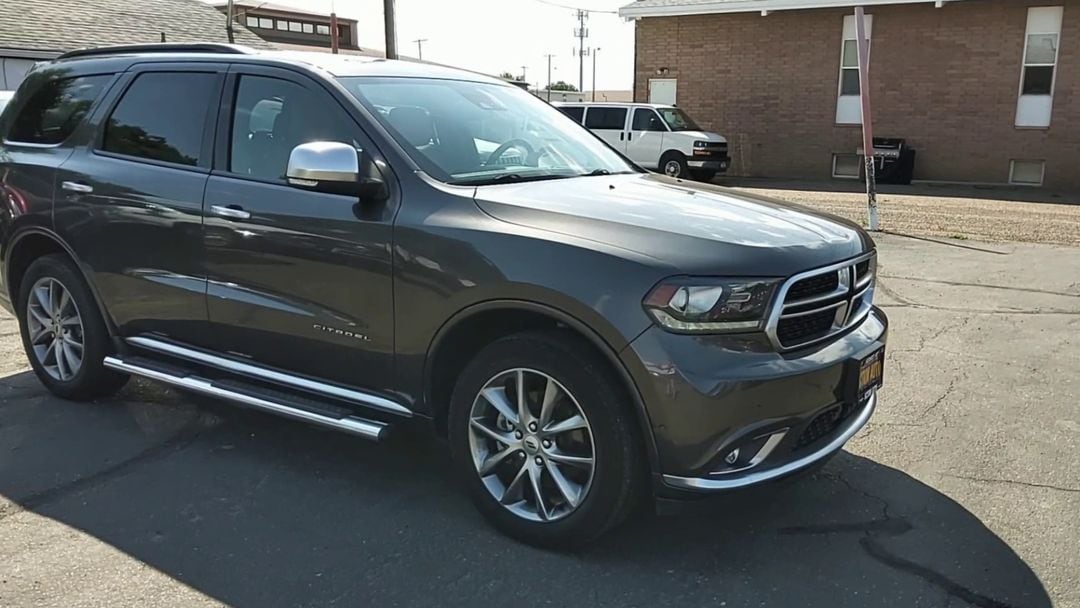 Used 2020 Dodge Durango Anodized Platinum with VIN 1C4SDJETXLC188339 for sale in Sidney, MT