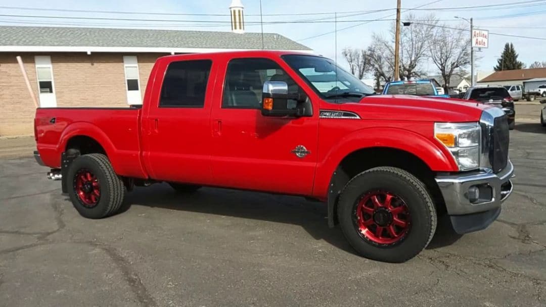 Used 2014 Ford F-350 Super Duty Lariat with VIN 1FT8W3BT7EEA50589 for sale in Sidney, MT