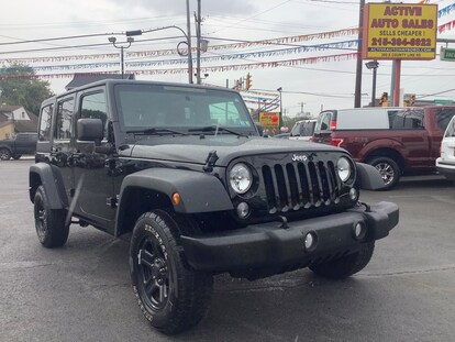 Used 2016 Jeep Wrangler JK Unlimited For Sale at Active Auto Sales 