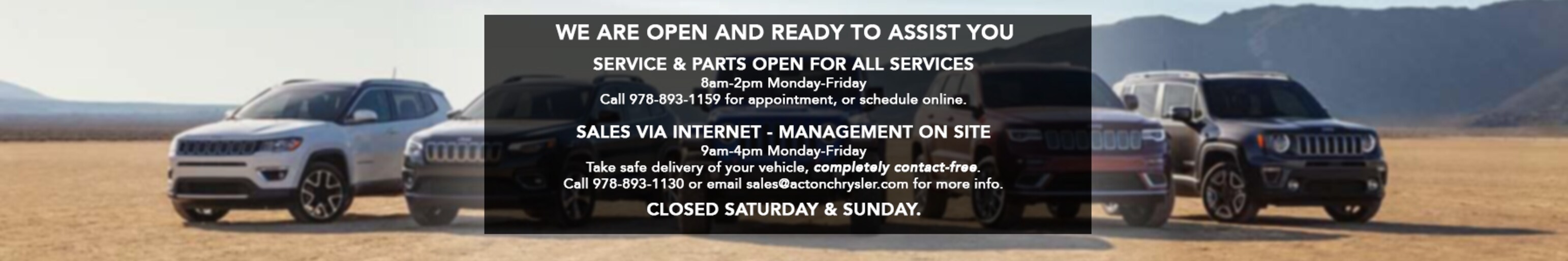 New Amp Used Vehicles Amp Service Acton Chrysler Dodge Jeep