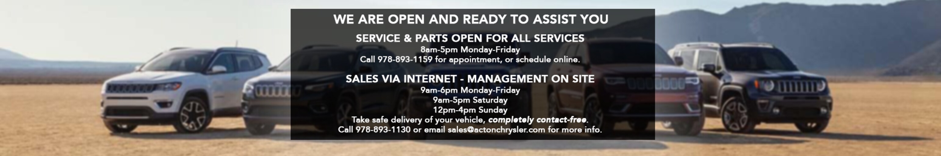 New Amp Used Vehicles Amp Service Acton Chrysler Dodge Jeep