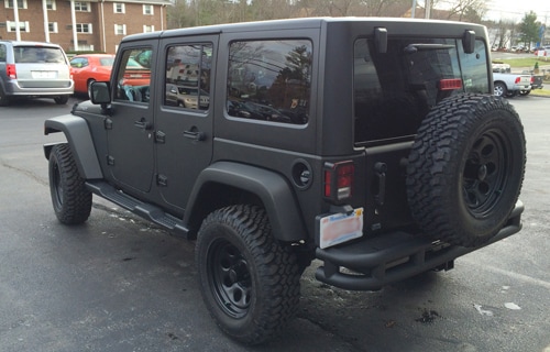 matt black jeep wrangler for sale