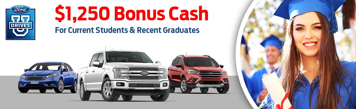 $500 Bonus Cash 
For Current and Recent College Students