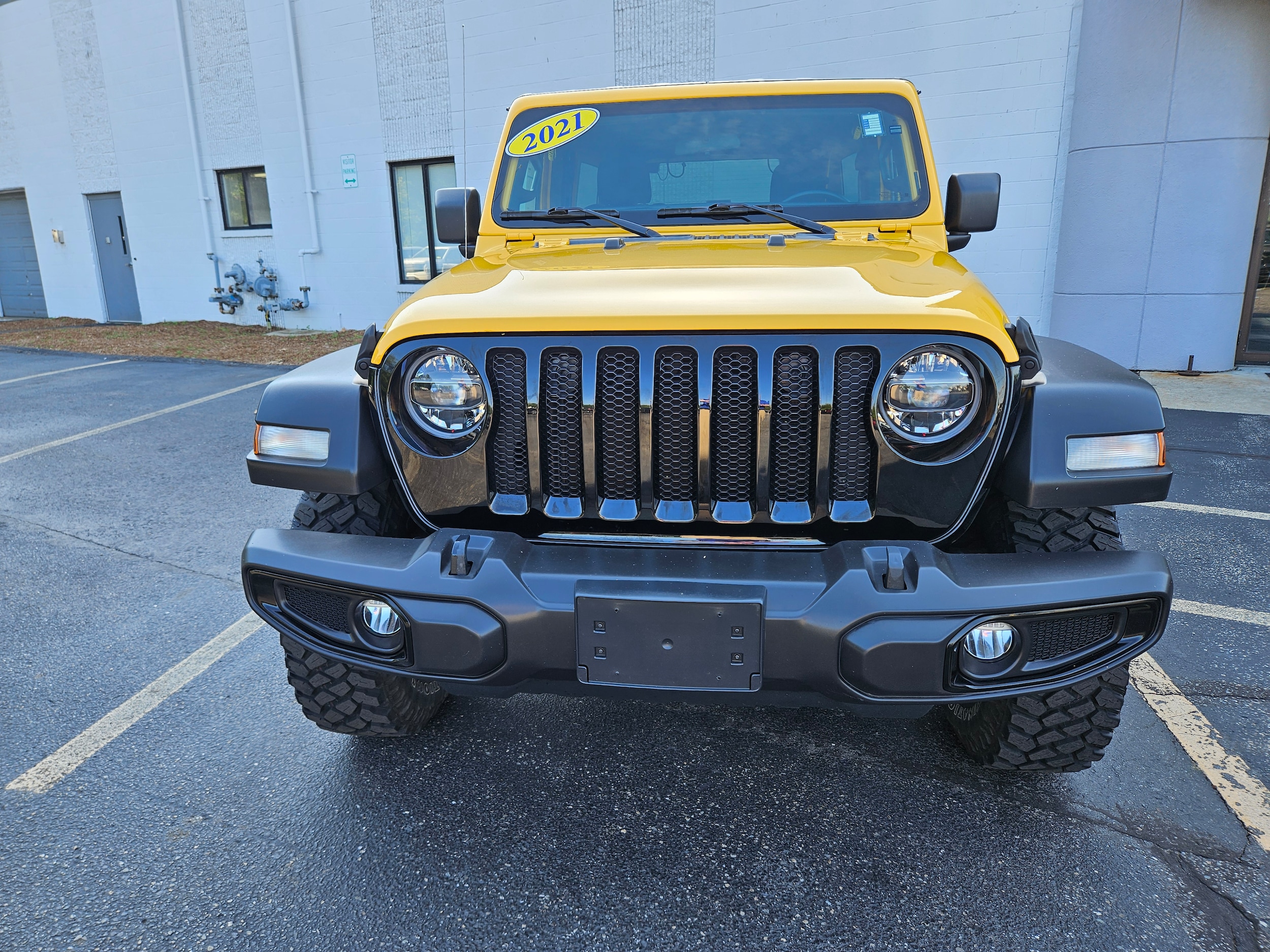 Certified 2021 Jeep Wrangler Unlimited Willys with VIN 1C4HJXDN8MW562942 for sale in Acton, MA