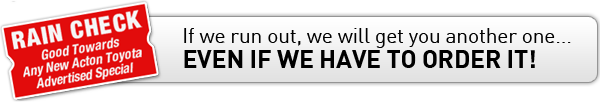 If We Run Out, We Will Get You Another One!