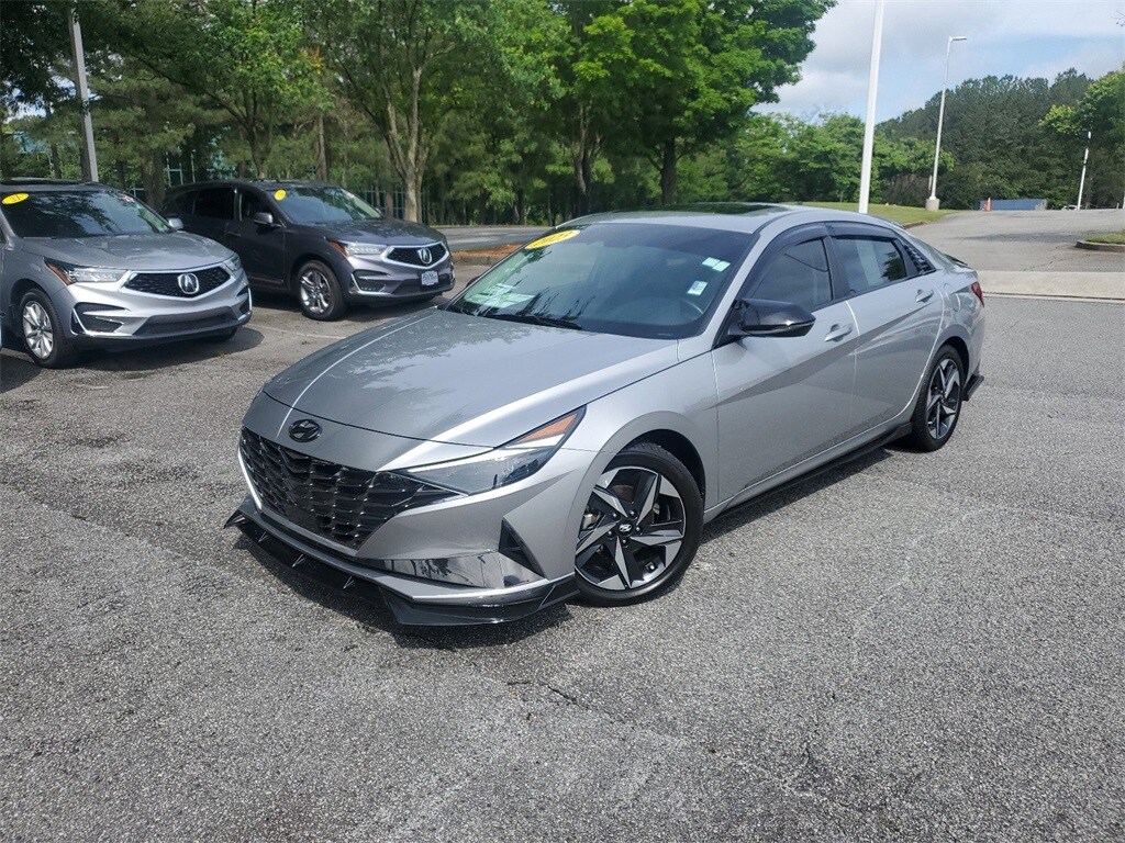 Used 2023 Hyundai Elantra Limited with VIN 5NPLP4AG4PH088754 for sale in Duluth, GA