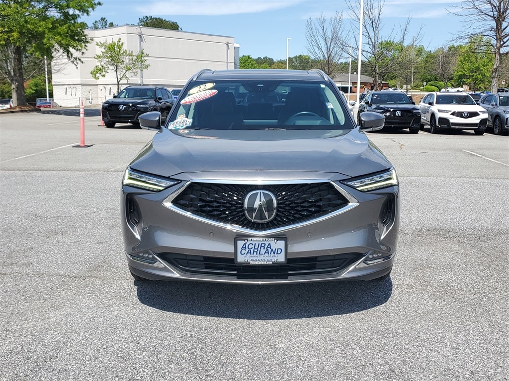 Certified 2022 Acura MDX Advance Package with VIN 5J8YE1H80NL046097 for sale in Duluth, GA