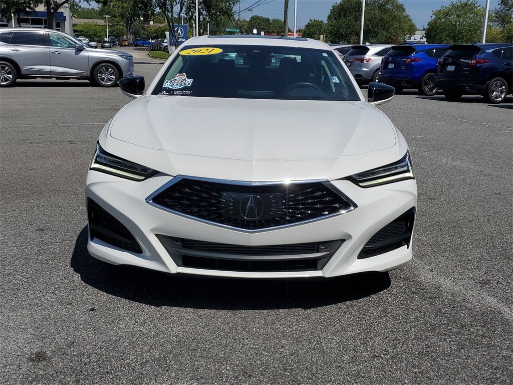 Certified 2021 Acura TLX Technology Package with VIN 19UUB5F45MA012004 for sale in Duluth, GA