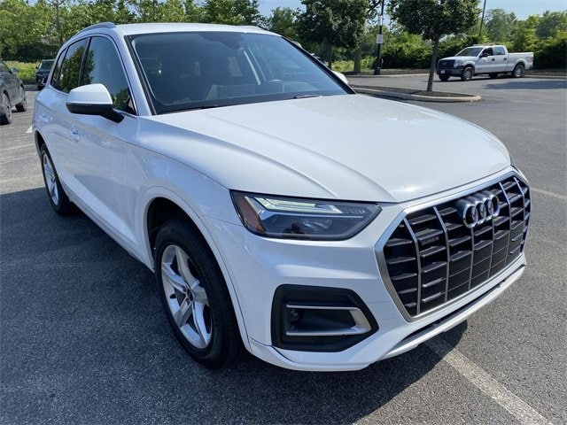 Used 2021 Audi Q5 Premium with VIN WA1AAAFY6M2004529 for sale in Dublin, OH