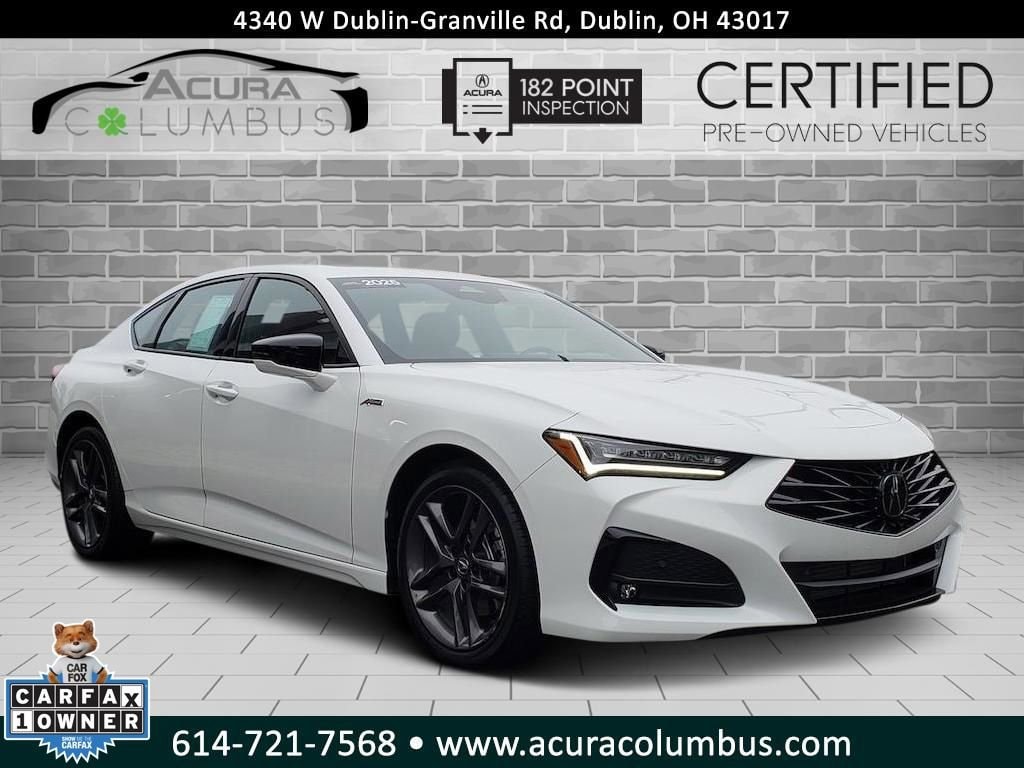 Certified 2025 Acura TLX A-Spec Package Sedan