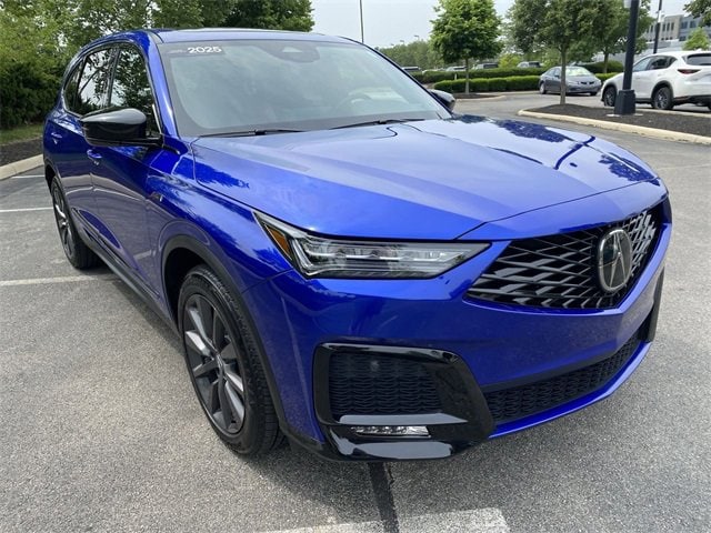 Certified 2025 Acura MDX A-Spec Package with VIN 5J8YE1H09SL014285 for sale in Dublin, OH