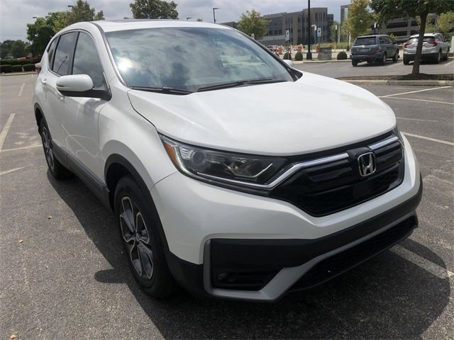 Used 2021 Honda CR-V EX-L with VIN 2HKRW2H86MH663609 for sale in Dublin, OH