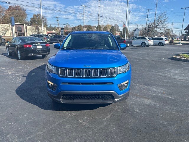 Used 2021 Jeep Compass Latitude with VIN 3C4NJDBB0MT563180 for sale in Burlington, VT