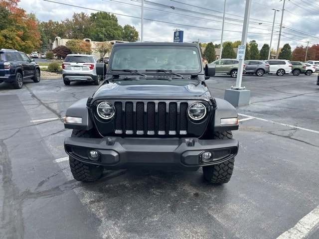 Used 2021 Jeep Wrangler Unlimited Willys with VIN 1C4HJXDG1MW562606 for sale in Burlington, VT