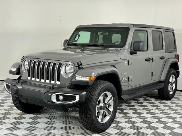 Used 2021 Jeep Wrangler Unlimited Sahara with VIN 1C4HJXEN2MW622244 for sale in Burlington, VT