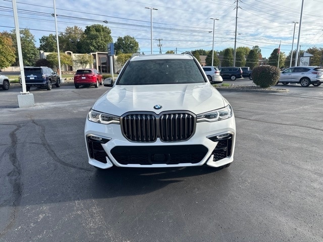 Used 2021 BMW X7 M50i with VIN 5UXCX6C01M9E61735 for sale in Burlington, VT