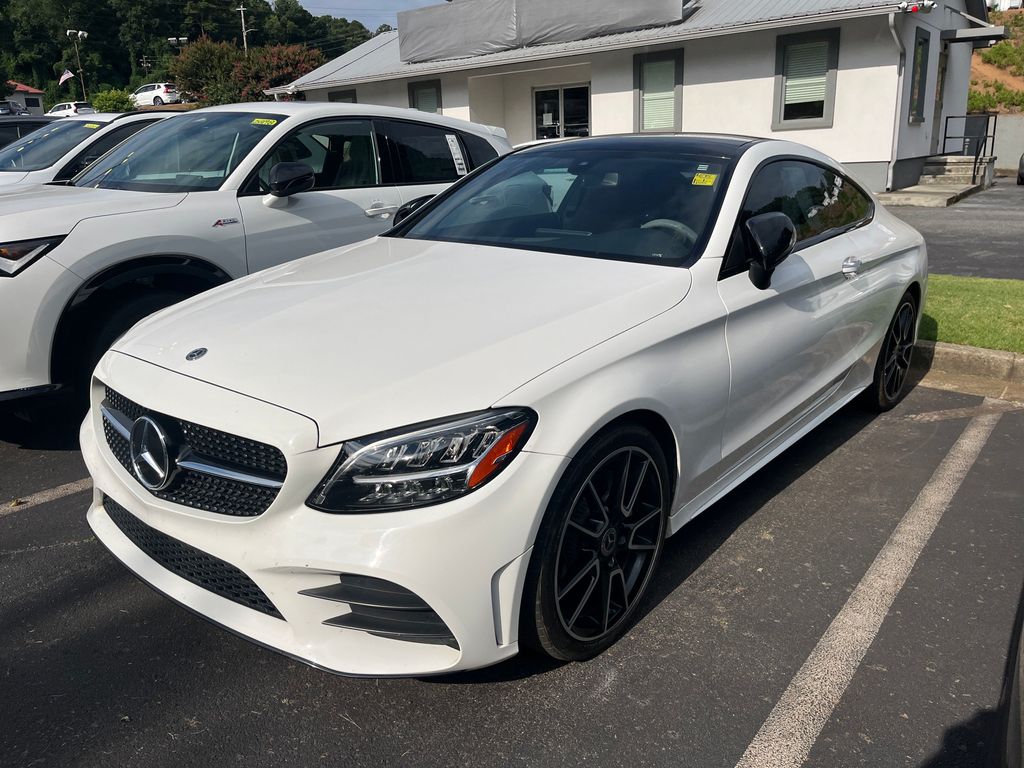 Used 2021 Mercedes-Benz C-Class Coupe C300 with VIN W1KWJ8DB8MG058460 for sale in Athens, GA