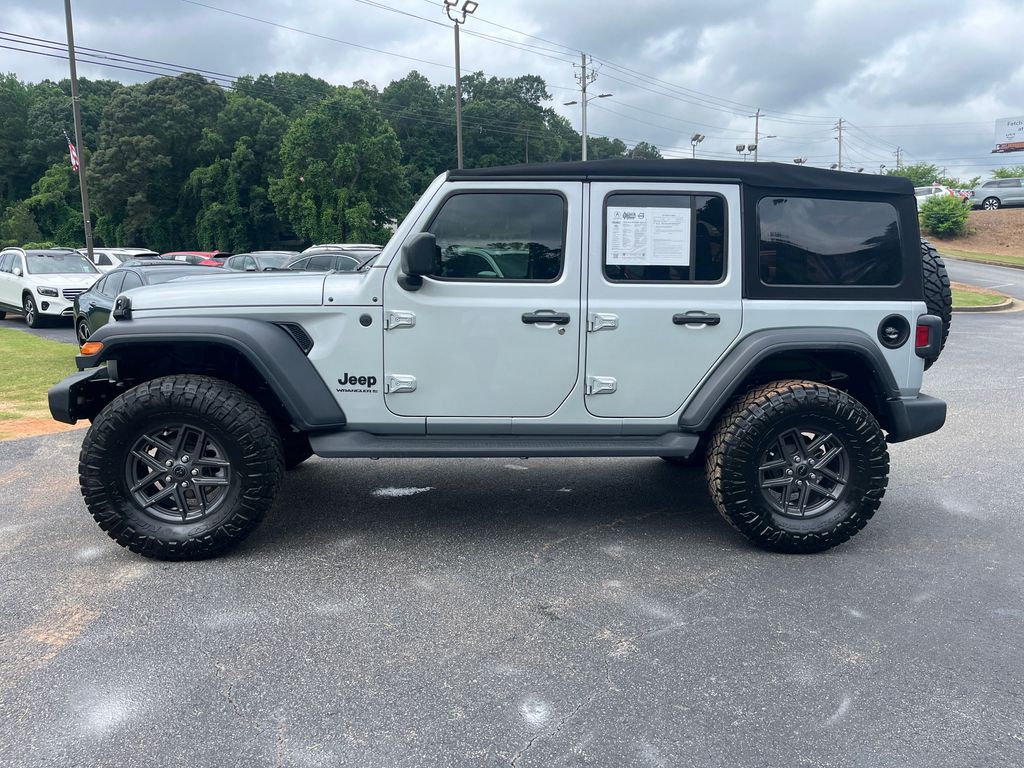 Used 2024 Jeep Wrangler 4-Door Sport S with VIN 1C4PJXDN0RW124757 for sale in Athens, GA
