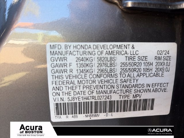 2024 Acura MDX Technology Package - Photo 21