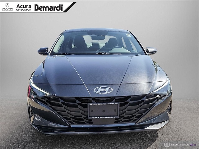 Used 2021 Hyundai Elantra SEL with VIN 5NPLS4AG7MH004646 for sale in Brighton, MA