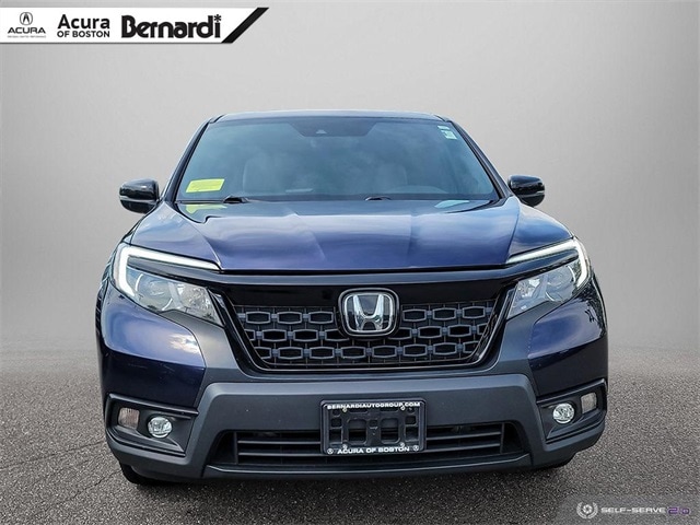 Used 2021 Honda Passport EX-L with VIN 5FNYF8H55MB000745 for sale in Brighton, MA