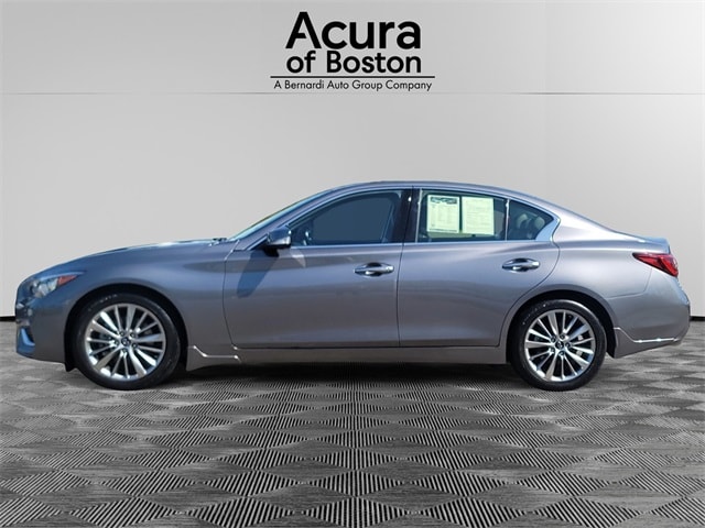 Used 2022 INFINITI Q50 LUXE with VIN JN1EV7BR9NM341461 for sale in Brighton, MA