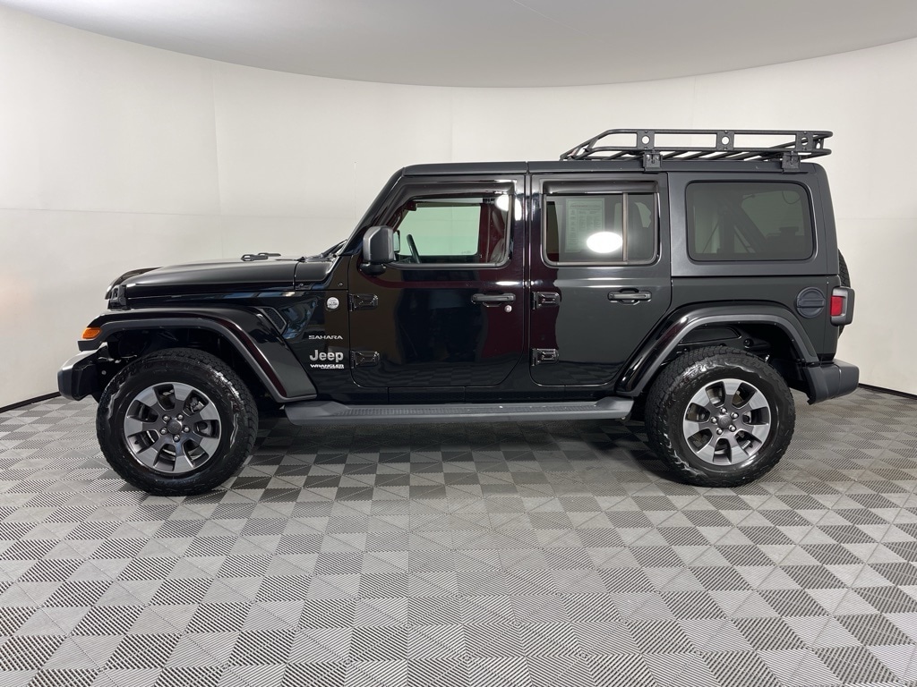 Used 2019 Jeep Wrangler Unlimited Sahara with VIN 1C4HJXEN6KW510768 for sale in Fayetteville, AR