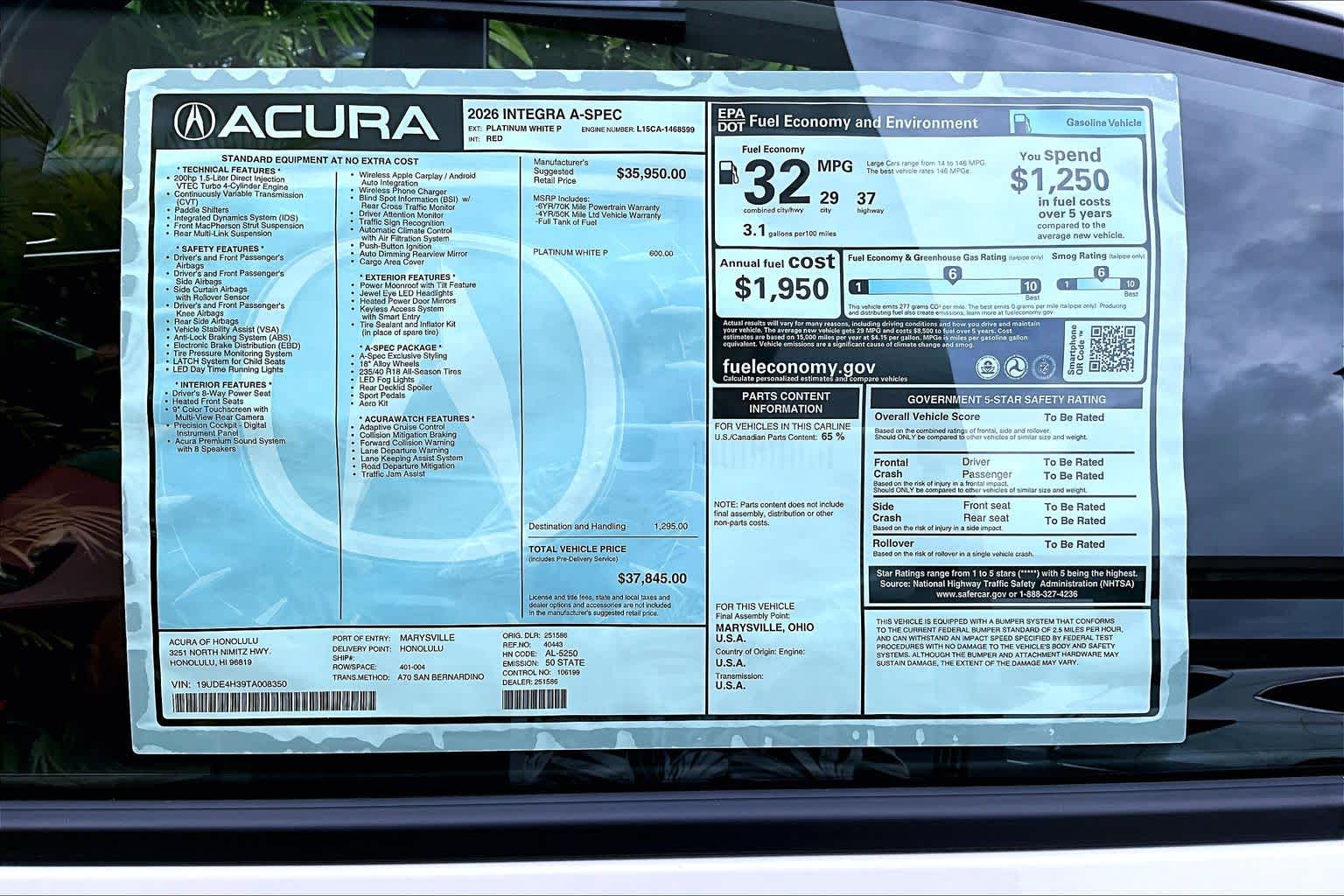 Thumbnail: 2026 Acura Integra - 24