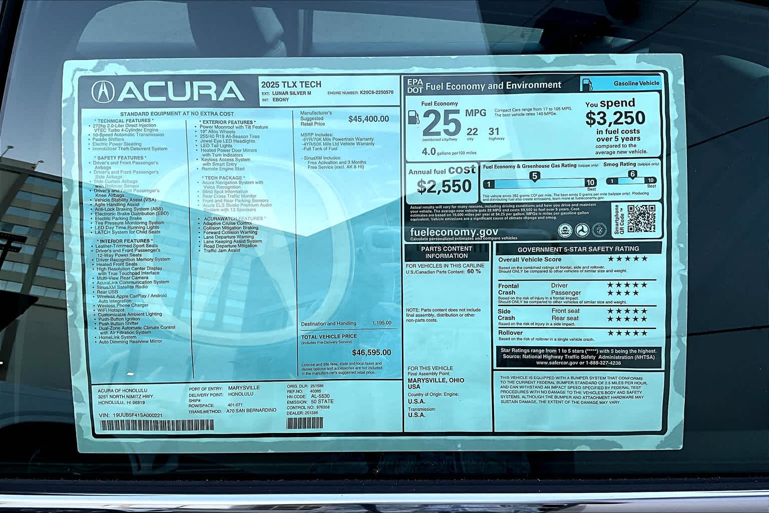 Thumbnail: 2025 Acura TLX - 24